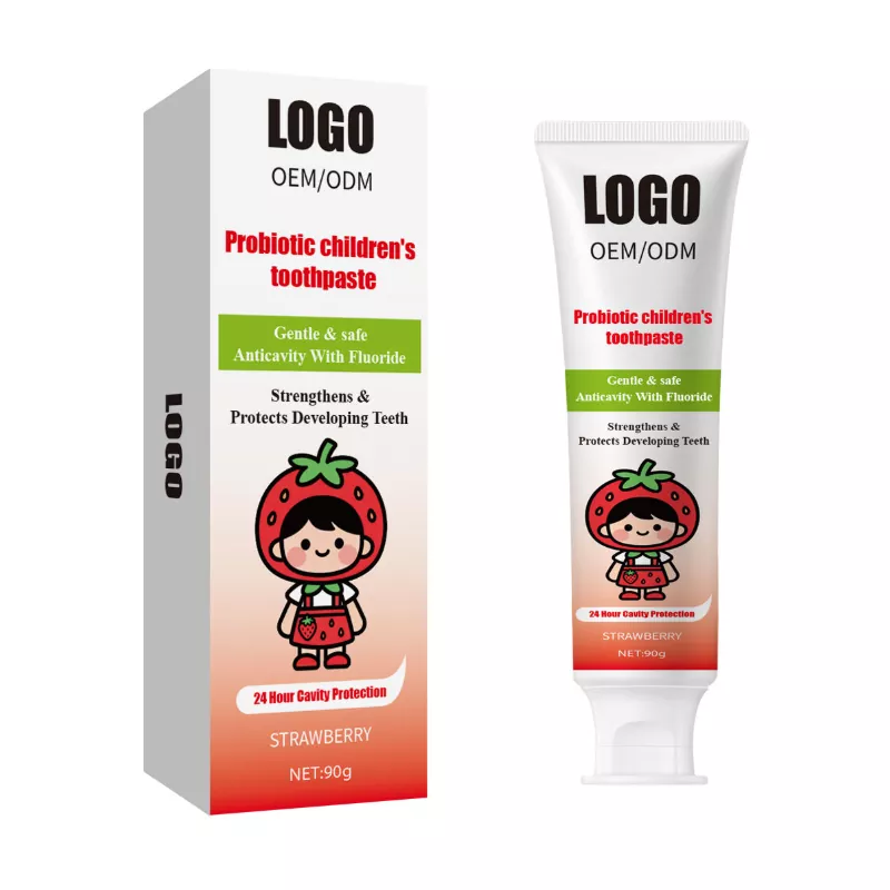 Pasta de dente infantil morango